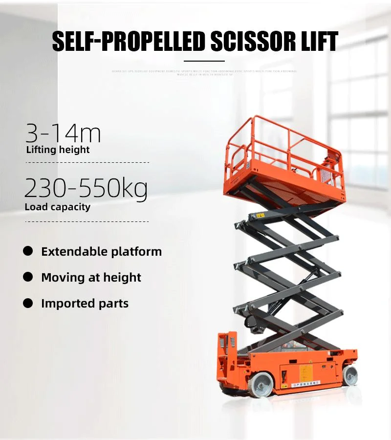 Hydraulic Electric Mobile Scissor Telescopic Articulate Boom Mast Man Lift Aerial Working Platform Lifting Equipment