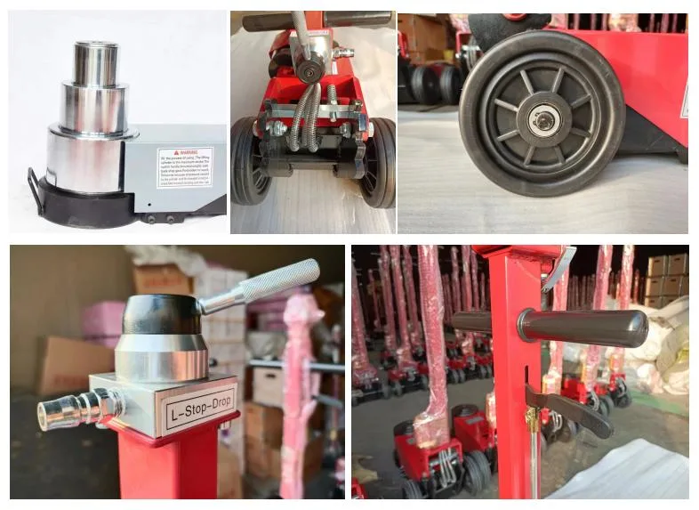 Heavy Duty 60ton Hydraulic Floor Jack Pneumatic Air Hydraulic Truck Jack Bus Jack for Car Lifting Repair