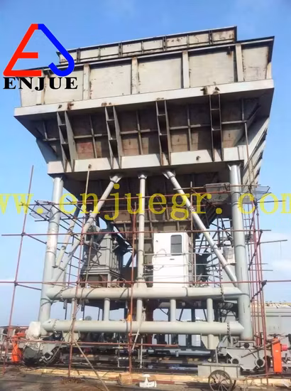 Funil de desempoeiramento móvel montado em trilho Enjue Eco